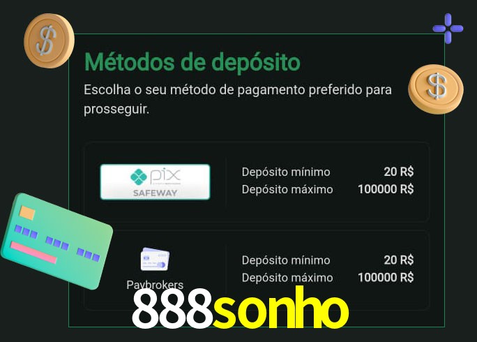 O cassino 888sonho oferece uma grande variedade de métodos de pagamento